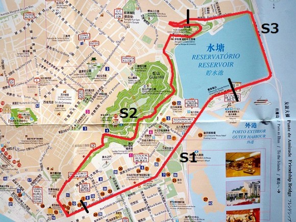 マカオの地図