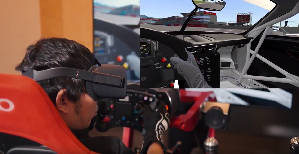 首を振れば再現された車内が。（出典：https://www.youtube.com）