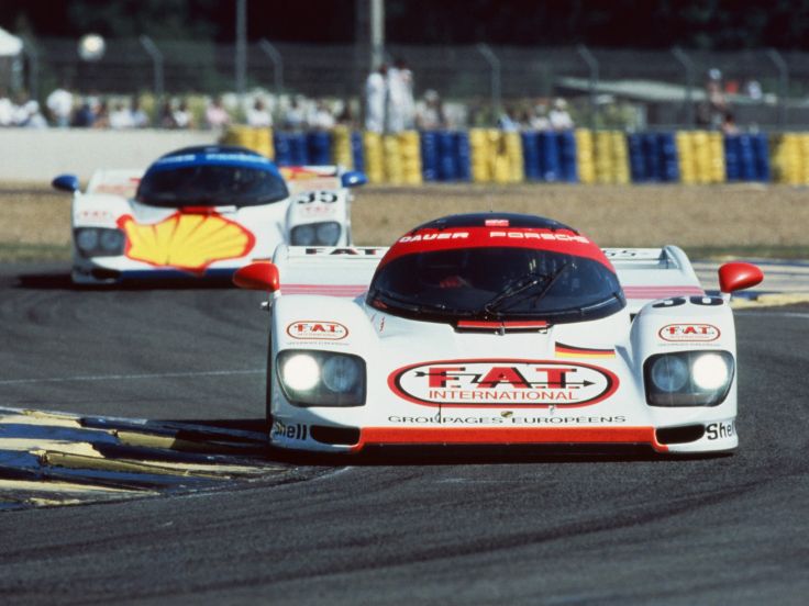 ダウアー・ポルシェ962LM(出典：http://www.evo.co.uk/)