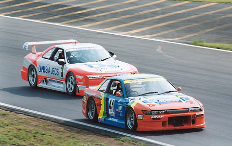 1995年のJGTCより、京都近鉄 ARP シルビア(出典:http://www30.tok2.com/home/tamu)