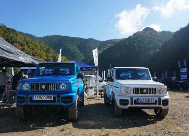衝撃的な完成度！新型ジムニーをメルセデスのGクラス風に仕上げました！【AEROOVER JB64ジムニー用ボディキット】