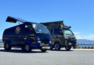 漆の黒をまとう軽トラック。広島の架装メーカーが2度目のSEMAショーへ挑む